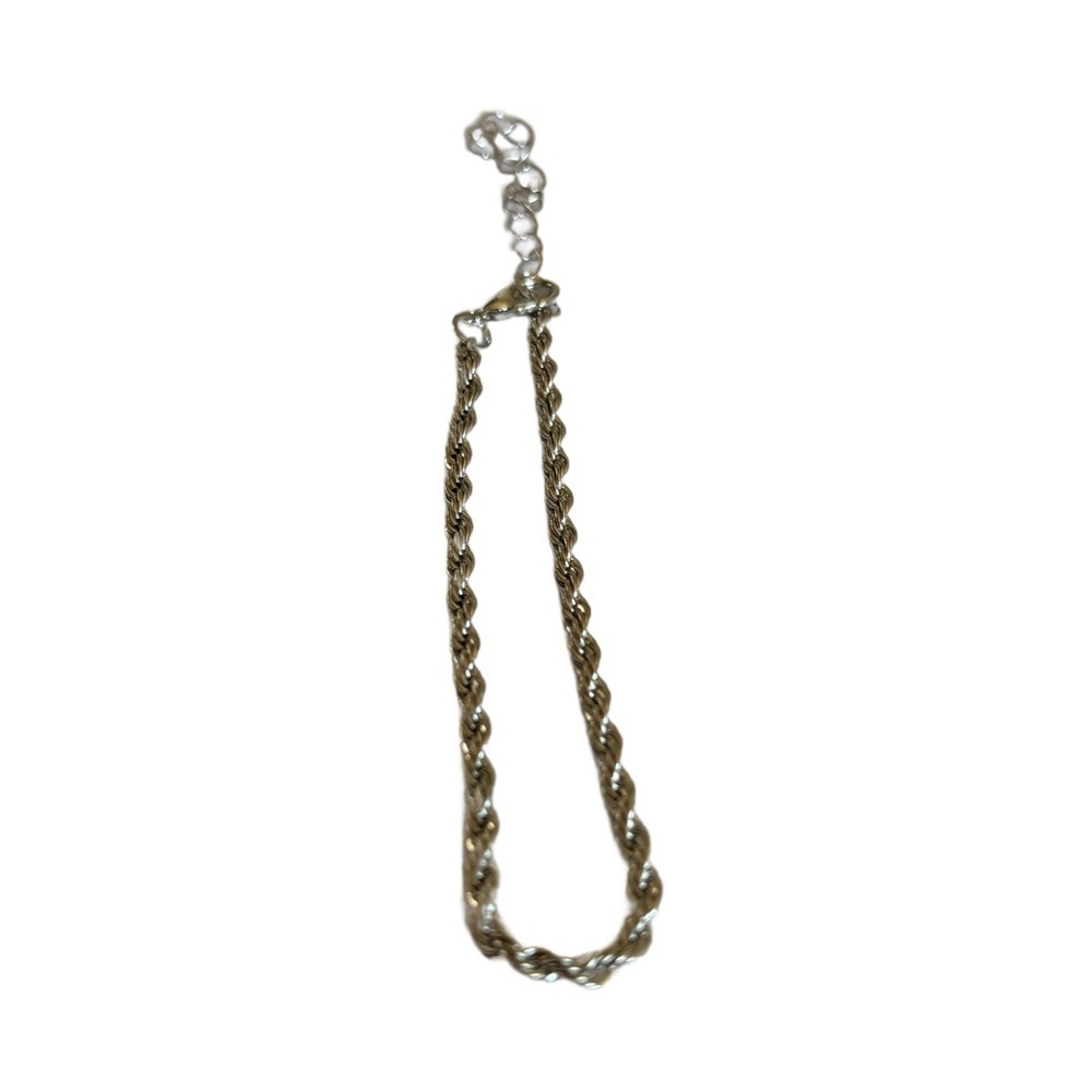 Beautiful‎ Faux Sterling Rope Bracelet